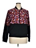 Assorted Brands Print Black Track Jacket Size XL (estimated) - photo 1
