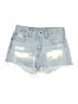 Levi's 100% Cotton Blue Denim Shorts Size 27 waist - photo 1