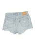 Levi's 100% Cotton Blue Denim Shorts Size 27 waist - photo 2