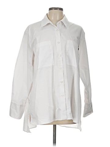 CALVIN KLEIN JEANS Long Sleeve Button-Down Shirt (view 1)