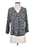 TWO by Vince Camuto Black 3/4 Sleeve Blouse Size S - photo 1