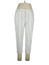 Apt. 9 Stripes White Casual Pants Size 14 - photo 1