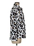 Beachsissi Animal Print Silver Long Sleeve Blouse Size M - photo 4