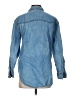 Topshop Blue Long Sleeve Button-Down Shirt Size 2 - photo 2