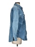 Topshop Blue Long Sleeve Button-Down Shirt Size 2 - photo 4