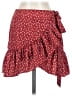Shein 100% Polyester Polka Dots Red Casual Skirt Size 2 - photo 1