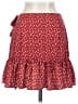Shein 100% Polyester Polka Dots Red Casual Skirt Size 2 - photo 2