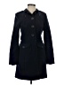 H&M 100% Polyester Blue Trenchcoat Size 4 - photo 1