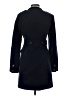 H&M 100% Polyester Blue Trenchcoat Size 4 - photo 2