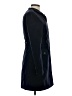 H&M 100% Polyester Blue Trenchcoat Size 4 - photo 4