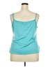 NY Collection 100% Polyester Teal Tank Top Size 2X - photo 2