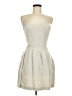 Thread Social Solid Ivory Cocktail Dress Size M (estimated) - photo 1