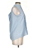 Truth NYC 100% Polyester Blue Sleeveless Blouse Size S - photo 4