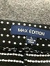 Max Edition Polka Dots Black Casual Skirt Size L - photo 4