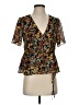 Madewell 100% Polyester Black Short Sleeve Blouse Size XXS - photo 1