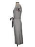 Socialite Solid Gray Casual Dress Size XS - photo 5