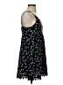 Timing 100% Rayon Stars Black Casual Dress Size S - photo 4