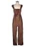 Madewell Solid Brown Jumpsuit Size 4 (tall) - photo 1