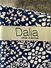 dalia 100% Polyester Blue 3/4 Sleeve Blouse Size 3X - photo 7