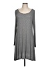 Love, Fire Solid Gray Casual Dress Size L - photo 1