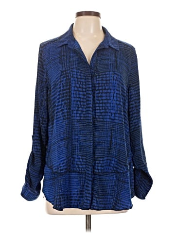 CALVIN KLEIN JEANS Long Sleeve Blouse (view 1)