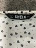 Shein 100% Polyester Silver Short Sleeve Blouse Size S - photo 7