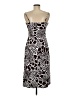 Adam Lippes 100% Polyester Animal Print Brown Cocktail Dress Size 6 - photo 2