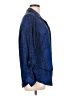 CALVIN KLEIN JEANS 100% Polyester Blue Long Sleeve Blouse Size L - photo 4