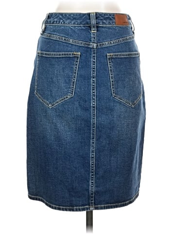 Lands' End Denim Skirt (view 2)