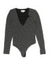 Privacy Please Black Bodysuit Size S - photo 1