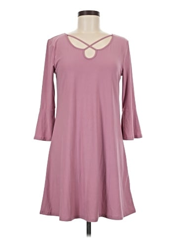 Pink Rose Casual Dress (view 1)