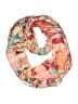 Unbranded 100% Polyester Floral Orange Scarf One size - photo 1
