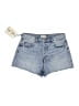 GRLFRND Blue Denim Shorts Size 27 waist - photo 1