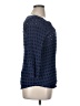 Lavender Brown 100% Rayon Polka Dots Blue 3/4 Sleeve Blouse Size XL - photo 4