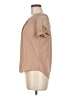 iris 100% Polyester Tan Short Sleeve Blouse Size M - photo 5