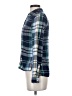 SO 100% Rayon Plaid Blue Long Sleeve Button-Down Shirt Size S - photo 5
