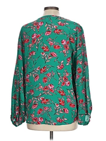 Yumi Kim Long Sleeve Silk Top (view 2)