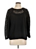 Chico's Black Long Sleeve Blouse Size Lg (2) - photo 1
