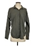 Splendid Solid Gray Long Sleeve Button-Down Shirt Size S - photo 1