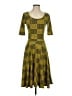 Lularoe Argyle Yellow Casual Dress Size S - photo 1