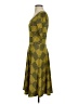 Lularoe Argyle Yellow Casual Dress Size S - photo 5