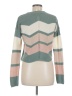 Assorted Brands 100% Acrylic Chevron-herringbone Green Pullover Sweater Size M - photo 2
