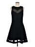 Bebe 100% Polyester Solid Black Cocktail Dress Size M - photo 1