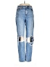 American Eagle Outfitters Color Block Blue Jeans Size 2L - photo 1