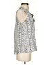 Veronica M. Silver Sleeveless Blouse Size XS - photo 4