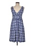 Boden Print Blue Casual Dress Size 6 (petite) - photo 1