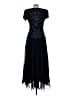Scala 100% Polyester Blue Cocktail Dress Size L - photo 2