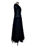 Scala 100% Polyester Blue Cocktail Dress Size L - photo 4