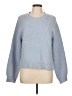 M Magaschoni 100% Polyester Solid Blue Pullover Sweater Size L - photo 1