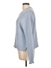 M Magaschoni 100% Polyester Solid Blue Pullover Sweater Size L - photo 5